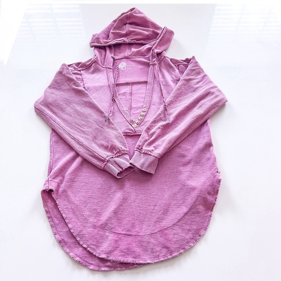 Pilcro Surplice Tunic Hoodie Oversized Pullover Cotton – Size Small - Picture 8 of 15